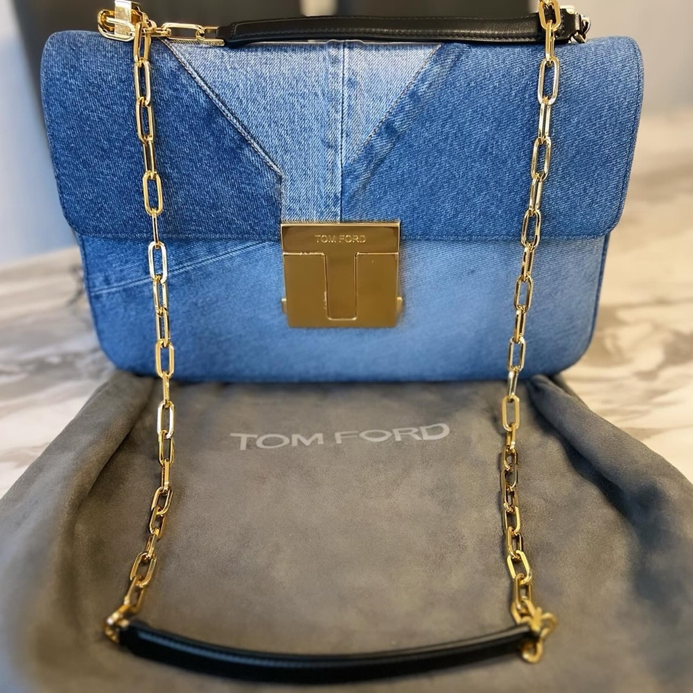 Tom Ford denim patchwork - Picture 2 of 4